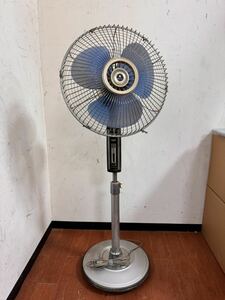*[ pick up only ] SANYO Sanyo EF-7HF type electric fan Showa Retro antique electrification has confirmed Junk exhibition @ Osaka city raw . district 0408HA