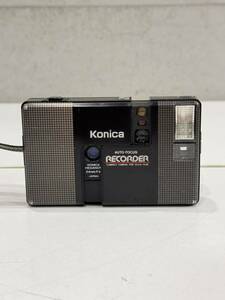 ★ Konica コニカ RECORDER AUTO FOCUS フィルムカメラ コンパクトカメラ KONICA HEXANON 24mm F4 通電未確認 ジャンク出品 #D823 0426SA