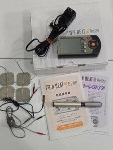 ★TWIN BEAT Ⅲ Turbo/ツインビート3ターボ　伊藤超短波　EMS トレーニング　リラックス　現状品　0428OG