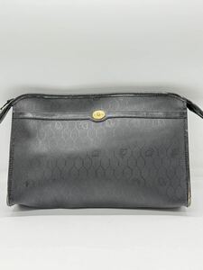 ★ Christian Dior / クリスチャンディオール クラッチバッグ セカンドバッグ ハニカム柄 ブラック ブランド 中古品 0514HA