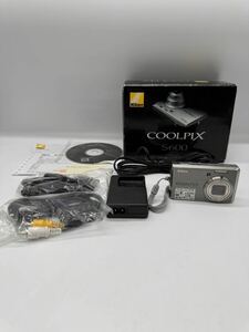 ★ Nikon ニコン COOLPIX S600 デジタルカメラ デジカメ コンパクトデジタルカメラ シルバー 箱付き 通電確認済み #D840 0514KA