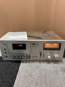 * AIWA Aiwa AD-7300 stereo cassette deck electrification only verification Junk exhibition 0516HA