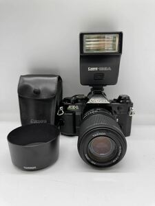 ★ Canon キャノン AE-1 一眼レフ フィルムカメラ レンズ TAMRON 70-210mm 1:4-5.6 ストロボ 188A 動作未確認 ジャンク出品 #D848 0510KA