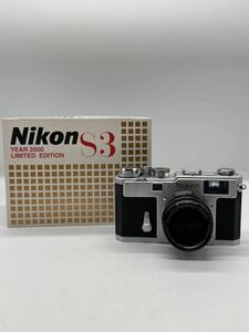 ★ Nikon ニコン S3 フィルムカメラ レンジファインダー レンズ NIKKOR-S 1:1.4 f=50mm 箱付き #D854 0512MN