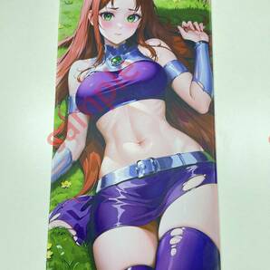 【1円スタート】プレイマット 制服 美少女 コスプレ 女子学生 ビキニ 巨乳 同人 Starfire DC Comics  Z035-07の画像2