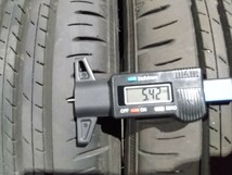 中古 ダンロップ EC300+ 155/65R14 21年製 タイヤのみ4本セット センター残 5ミリ以上_画像3