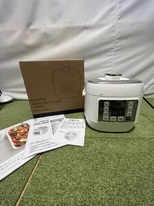 [ operation goods ]YAMAZEN mountain . home use electric pressure cooker EPCA-250M(W) 2021 year made box, instructions attaching 