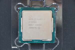 ●○【即決】Intel Core i7 9700K【動作確認済み】○●