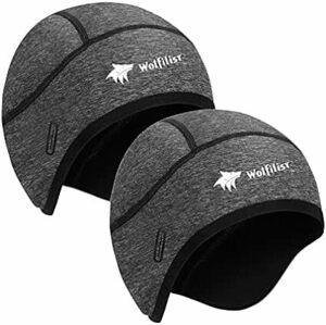 [WOLFILIST] inner cap cycle cap autumn winter for helmet inner hat protection against cold . manner Skull cap Be ni