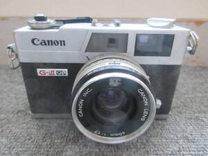 S【5-11】◎6 中古カメラ Canon キャノン G-Ⅲ Canonet・QL17 レンズ40㎜ 1：1.7 動作未確認・現状品