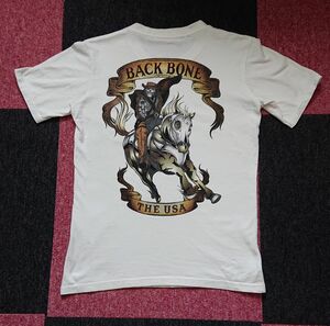 BACKBONE バックボーン 干支 馬 ホース Tシャツ 半袖 バックプリント