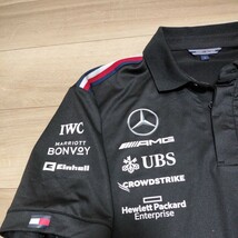 2023 メルセデスＡＭＧペトロナスF1　チーム支給品　ポロシャツ Lサイズ　非売品　ハミルトン ラッセル TOMMYHILFIGER　_画像3