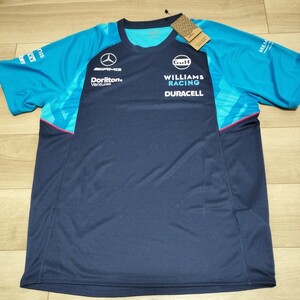 2023 Williams racing F1 team Official replica T-shirt L size Japan XL size corresponding new goods arubon surge .ntoUMBRO