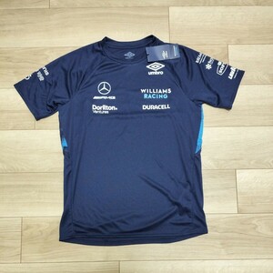 2022 ウィリアムズ レーシングF1 チーム支給品　Tシャツ　Sサイズ 日本Mサイズ相当 新品 非売品　アルボン　ラティフィ　UMBRO 