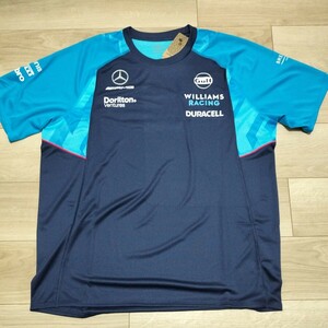 2023 Williams racing F1 team Official replica T-shirt XL size Japan 2XL size corresponding new goods arubon surge .ntoUMBRO