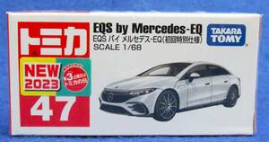 新品未開封 トミカ #47 EQS バイ メルセデス-EQ (初回特別仕様) / EQS by Mercedes-EQ 