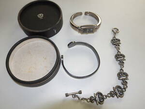 0904 Fujii Fumiya accessory 3 point set arm wheel bracele wristwatch bangle wristband 