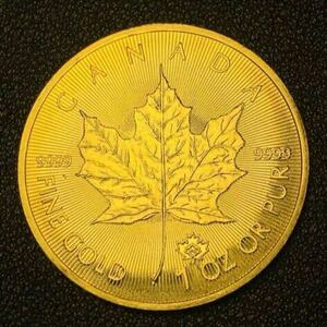 1000 stamp old coin memory medal Canada old coin Maple leaf 50 dollar gold coin 24 gold P