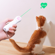 猫 おもちゃ じゃらし LEDポインター 猫グッズ ペット用品 レーザーポインター 犬 USB 充電式 肉球タイプ ストレス解消 レッドライト_画像8