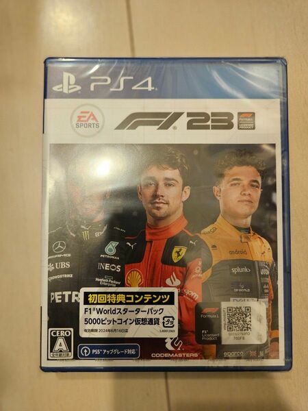 ps4 F1 23 初回コード付き
