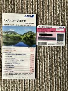 送料無料　ANA株主優待券1枚 + グループ優待券　1冊　　2025年5月31日まで 　