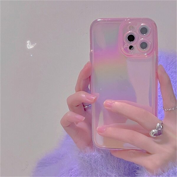 iPhone13スマホケース、ピンク、可愛いキラキラ、ラメ