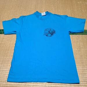 90s USA製 Born Bad ブルドッグ Tシャツ サイズM Hawaii Cindy Tees Hanes Beefy 