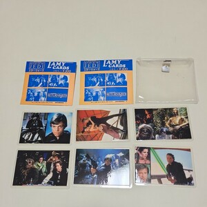 山勝 STAR WARS スターウォーズ Lamy Cards 6枚 ジェダイの帰還 ラミネートカード 1983 ダースベイダー チューバッカ