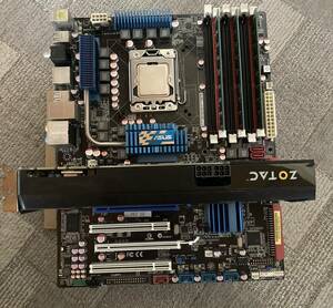 マザーボード ASUS P6T SE CPU core i7 975 3.33GHz メモリ12GB グラフィックボード　GTX670 セット