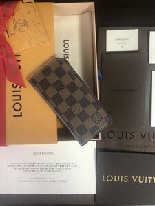 本物保証！LOUIS VUITTON ダミエ エベヌiPhone7.8.SEケース