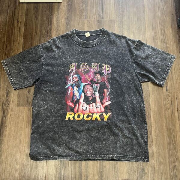 HIPHOP Tee エイサップロッキー ASAP Tシャツ 半袖 L