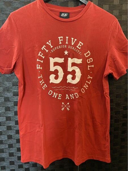 55DSL DIESEL ディーゼル Tシャツ tee red