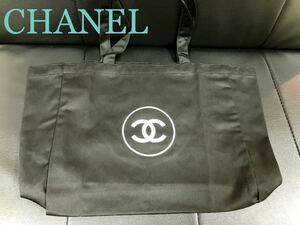 新品　CHANEL シャネル　ノベルティ　コスメ　キャンバス トートバッグ ブラック