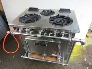 [ present condition goods ]0tanicota Nico -3. gas range S-TGR-90 LP gas burner 3.+ oven 1.2012 kitchen W1000×D700×H800 O.05.17.no