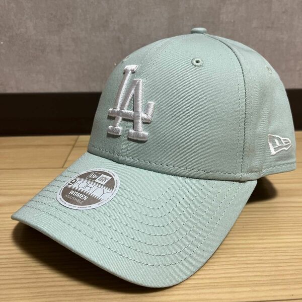 ニューエラ　NEW ERA キャップ　LA ドジャース　ミントブルー