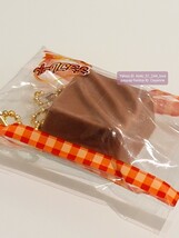 チョコレート ミニチュア ボールチェーン ストラップ 新品 あまい香り付 食品サンプル_画像2