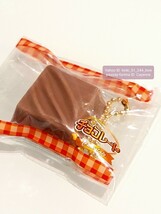 チョコレート ミニチュア ボールチェーン ストラップ 新品 あまい香り付 食品サンプル_画像1