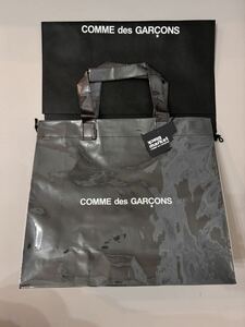1円スタート！COMME des GARCONS(コム・デ・ギャルソン)/PVCトートバッグ 未使用品