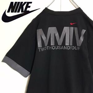 【ヴィンテージ】ナイキ　バックプリントロゴ入りTシャツ　希少デザイン　H771