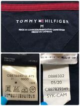 【定番】トミーヒルフィガー ビッグプリントTシャツ　ネイビー　M A1155_画像7