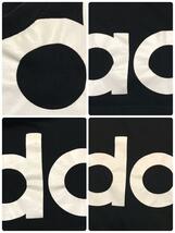 【希少デザイン】アディダスネオ　プリントロゴ入りTシャツ　ブラック　H796_画像8