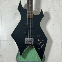 希少 フェルナンデス ワーロック エレキベース WB-90 X JAPAN TAIJIモデル ザウルスヘッド Fロゴ Fernandes ソフトケース付_画像6