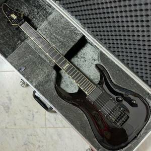 ESP HORIZON ホライゾン エレキギター EMG Floyd Rose ドイツ エボニー スルーネック 日本製 フライトケース付