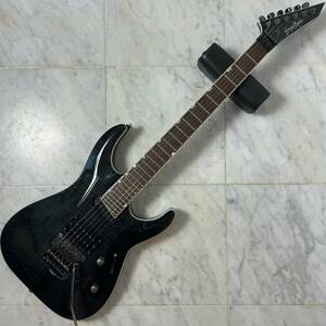 GrassRoots by ESP G-HR-65FR 27 fret See Thur Black see-through black ESP glass roots arm attaching 