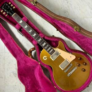  супер редкий Pre-Historic Gibson Les Paul Reissue Gold Top 1988 год PAF PU USA производства жесткий чехол есть pre .. Trick Custom Shop