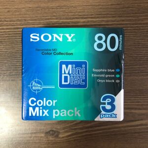 SONY MDディスク80分 3pack 日本製