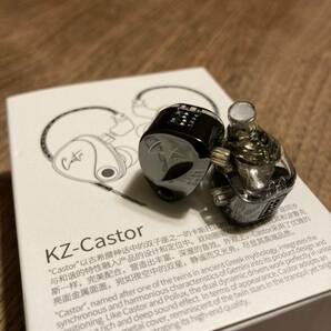  KZ Castor 黒 Improved Bass Version 中華イヤホン (中古)の画像1
