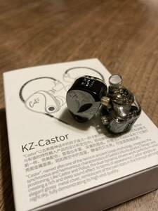  KZ Castor 黒 Improved Bass Version 中華イヤホン (中古)