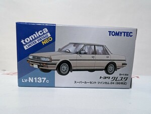  Tomica Limited Vintage NEO LV-N137c Toyota Cresta super lucent beige unused unopened. GX71 latter term type 