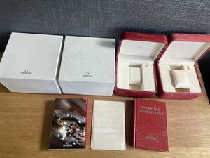 1 иена ~ Omega Watch Pell Box Case 2 очки ★ CN-2 Junk